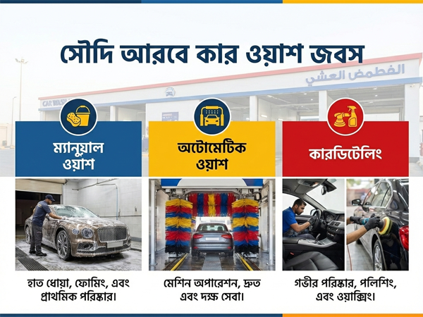 Saudi arabia job circular 2026 car wash