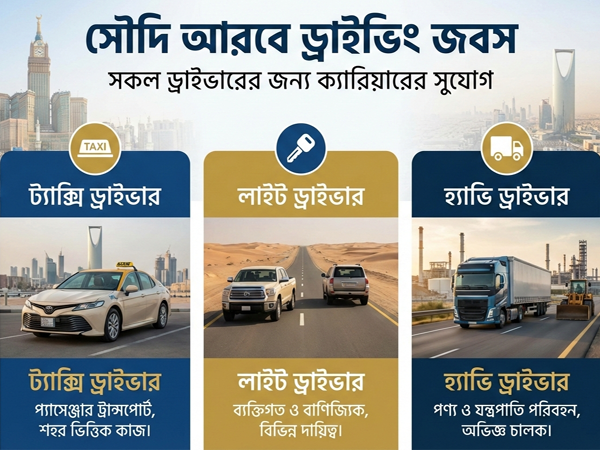 Saudi arabia job circular 2026 driver