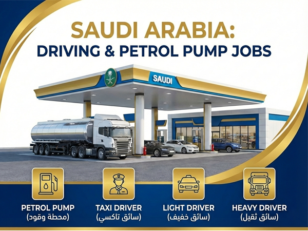 Saudi arabia job circular 2026 petrol pump